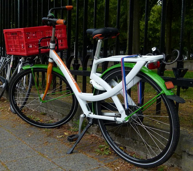 AD02.JPG - Zo'n fiets met felle kleuren knalt er uit.