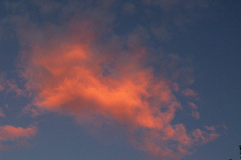 AC02.jpg - Mooi zo'n bijna oranje wolk. Dat de automatische witbalans er hier minder moeite mee had, komt door het feit dat de achtergrond flink blauw is, waardoor de automaat het al wat extra gecorrigeerd heeft.