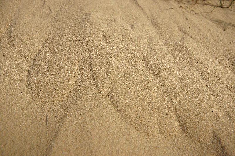 AU01.JPG - Mooi die structuur in het zand die verschijnt onder invloed van de wind. Goed belicht en goed scherp.